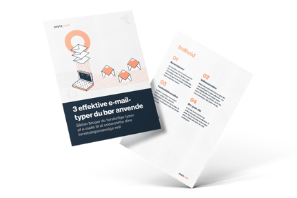 3 effektive e-mail typer mockup