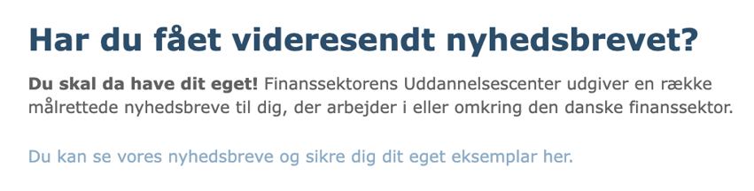 Finanssektorens Uddannelsescenter 